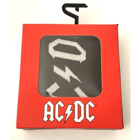 AC/DC Socks 1 Pair One Size Fits Most Music Giftable Box Rock Band Fan Gift NEW - Picture 1 of 6